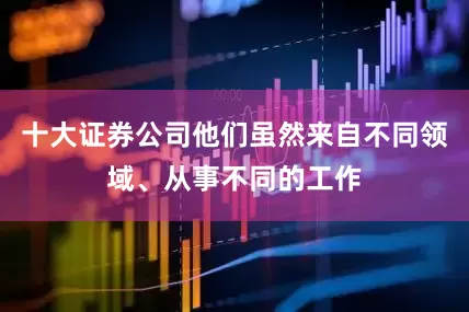 十大证券公司他们虽然来自不同领域、从事不同的工作